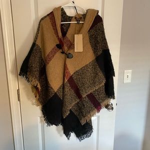Altare plaid poncho